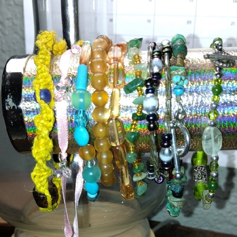 Colorful Beaded Bracelet Set